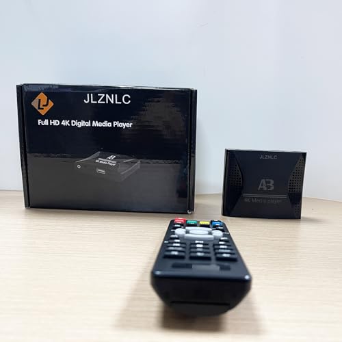 4K Ultra HD Digital Media Player for USB Drives and microSD Cards,Featuring HDMl and Analogy AV,Digital Signage,with Automatic Playback,Resume and Looping Capability for H.265 Videos,Music and Photos