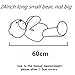 24 inch Big Cute Teddy Bear Plush Animals for Girl Children Girlfriend Valentine's Day White 60cm (Brown)