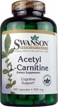 swanson l carnitine 500 mg Acetyl 500mg 240 Capsules By Swanson 5 Common injections and pH Miracle Size:60 capsules
