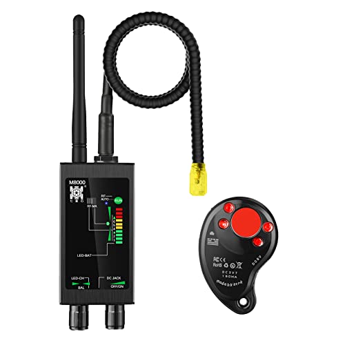 Anti Spy Detector,Bug Detector,M8000 RF Signal Detector Anti Tracking
