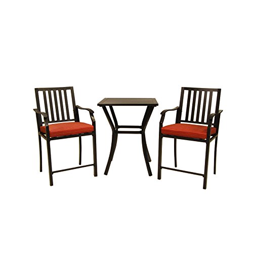 Garden Treasures 3 Piece Black Aluminum Buy Online In Cape Verde At Desertcart