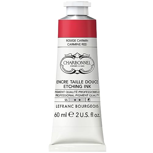 Lefranc Bourgeois Charbonnel Copper Printing Colours, Highly Pigmented Jet Printing Ink, Excellent Lightfastness, Vegan, Vibrant Colours, Age-Resistant, 60 ml T