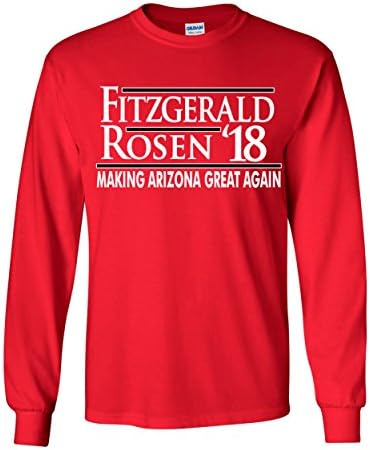 Long Sleeve RED Arizona Rosen Fitzgerald 18" T-Shirt Youth