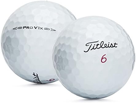5 Dozen Titleist Pro V1x 2016 Mint 5A No Logo, No Pen Marks Golf Balls