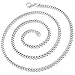 Sterling Silver Italian 3mm Solid Franco Square Box Link .925 Necklace Chain 16