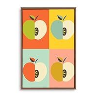Framed Canvas Wall Art Abstract Colorful Canvas Prints Home Artwork Decoration for Living Room,Bedroom - 16x24 inches