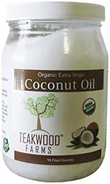 Teakwood Farms Organic Extra Virgin Coconut Oil, 16 fl.oz.