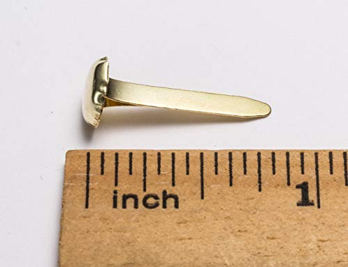 Y&YUAN Paper Fasteners Crafts Scrapbooking Round Metal Brads for DIY 3/4 Inch Medium 200pcs