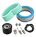 394018S 272490S Air Filter 691035 Fuel Filter 492932S Oil Filter for Briggs & Stratton 392642 394018 271271 272490 Vanguard V-Twin 12.5-21hp Engine John Deere LT166 with spark plug & tubing by LIYYOO
