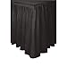 Unique Industries Black Solid Plastic Table Skirt, 14-Foot Length