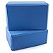 Peace Yoga Foam Exercise Blocks Blue [9” x 6” x 4”] (2 Pack)