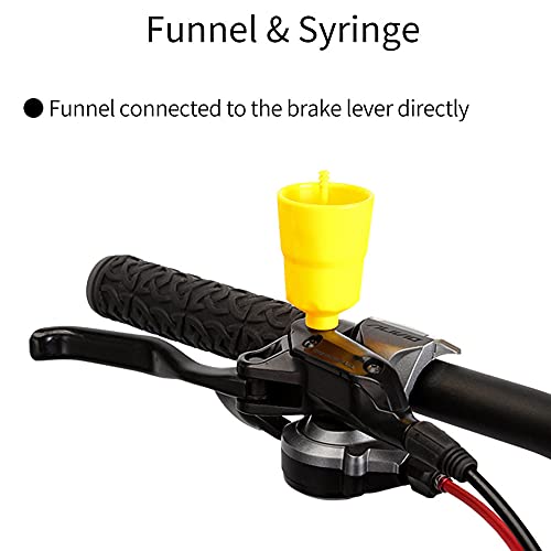 YAKAMOZ Hydraulic Bike Brake Bleed Kit Bicycle Disc Brake Mineral Oil