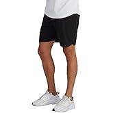 BYLT Men's Linered Active Short - Casual & Workout Shorts for Men with Drawstring - Lightweight Polyester & Spandex Fabric