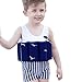 Baby Kids Floatation Suit Float One-Piece Swimwear Buoyancy for Girls Boys White 1-2years
