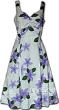 Collection Plumeria Hawaiian Dress – Womens Hawaiian Dress – Aloha Dress – Hawaiian Clothing – 100% Cotton Purple Small, Online Clothing Store