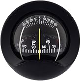 Autonautic - Bulkhead Mount Compass - 85mm Direct-Read Dial - with a Clear Looking Design Suitable for sail and Power Boats Also Suitable for Small Vessels, Mounting Hole 85mm. - Made in Europe