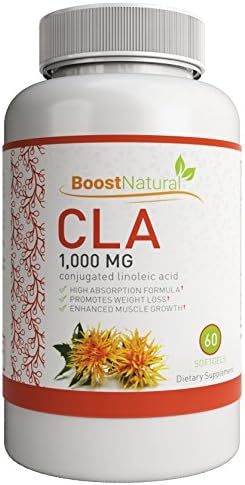 Pure CLA Diet Supplement - High Absorption Formula Conjugated Linoleic Acid - GMP Certified Natural Weight Loss Pill - Best Fat Burner &amp; Lean Body Builder for Men &amp; Women - 30 Day Supply
