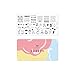 CICI&SISI 2018 Nail Art Acrylic Stamping Plates Set Candy Design Cute Patterns Manicure Print Image Plate,set of 4 (Sweety)