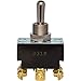 Morris Products 2 Pole Toggle Switch – Heavy Duty, DPDT On-Off-On 6 Screw Terminals – Three Positions – Solid Brass, Nickel Plated Bushings - 100,000 Mechanical Life Cycles – CURus Listed, (70110)