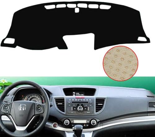 Texture FLANNEL Anti-slip Dashboard Cover Custome Fit Center Console Cover for Honda New CRV 2012-2016