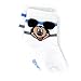 Mickey Mouse Baby 6 pk Socks (0-6M, Mickey Blue Crew)
