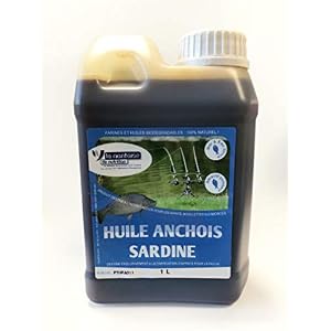 Phosphotech Huile De Anchois/sardine 1l – Pour Appats, Bouillettes Et Amorces – Mer Et Eau Douce