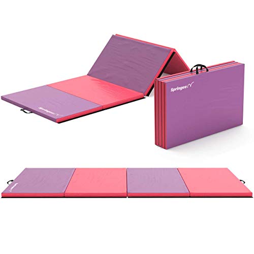 Springee Gymnastics Mat 4' x 10' x 2" Tumbling Mat - Gymnastics Equipment for Home