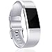Maledan Bands Replacement Compatible with Fitbit Charge 2, Champagne Silver Gold Small