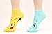 WOWFOOT Cute Pokemon Cartoon Character Print Cotton Crew Floor Socks For Women Girl Boy 4pairs Low Cut