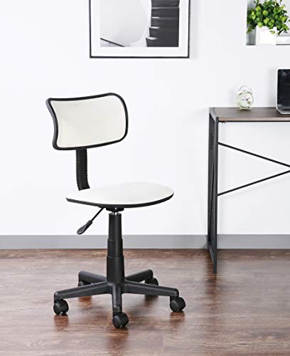 Urban Shop Swivel Mesh Desk Chair, White | Pricepulse