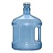 Brio 2 Gallon BPA Free Reusable Plastic Water Bottle Container - Reusable Jug, Natural Blue (BT210BA)