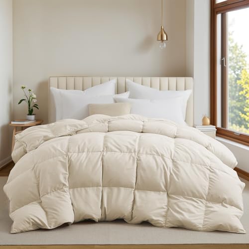 UNIKOME Goose Feather Down Comforter