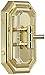 Barnes and Ivy Fredericks Vintage Swing Arm Wall Lamp Brass Gold Metal Plug-in 12