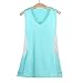 Creazy 2016 Women Summer Loose Lace Vest T Shirt Casual Blouse Tank Tops (XL)