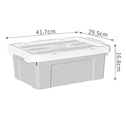 Cetomo Lidded Storage Bin with Handle, Tote