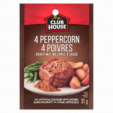 CLUB HOUSE 4-PEPPERCORN GRAVY MIX 31G (5 PACK)