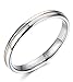 Tungary 2mm Womens Tungsten Carbide Rings Wedding Engagement Band Promise Domed Size 5.5