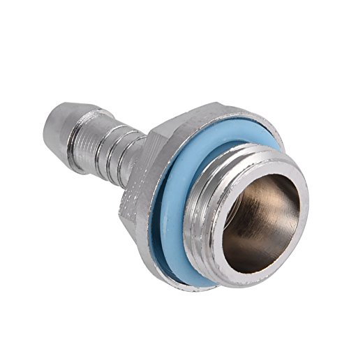 Richer-R-6Pcs-Conector-Tubos-Manguera-para-Refrigeracin-por-Bloques-de-Agua-ComputadoraAccesorios-de-PC-Water-CoolingKit-de-Sistema-Refrigeracin-Lquida-de-Agua-CobreChapado-de-Cromo6-mm