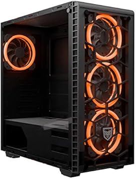 Nfortec Draco RGB - Torre Gaming (Cristal Templado) Color Negro: Amazon.es: Informática