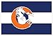 Denver Broncos on Colorado State Flag 4