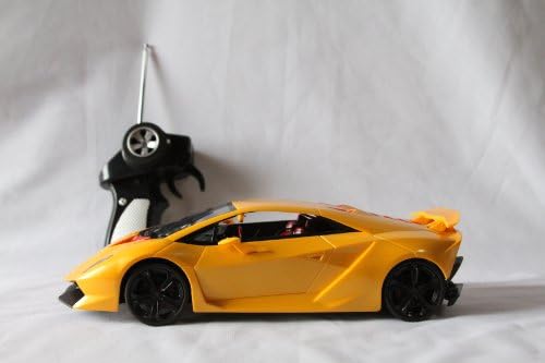 2013 Lamborghini Sesto Elemento 1:18 Scale Radio Remote Wireless Controlled Car in GOLDEN YELLOW Color - Official Licensed Product by Wonders Shop USA