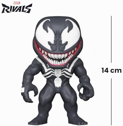 Pop! Jogos: Marvel Rivals - Venom - 1 em 6 Hipóteses de Receber a Variante Rara Chase (Blue Venom) - Estilos Podem Variar - Figura de Vinil Colecionável - Ideia de Presente - Merchandising Oficial