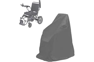 BOSKING Electric Wheel Chair Cover Waterproof Mobility Scooter Storage Cover for Travel Power Wheelchair Dust Protective Cove