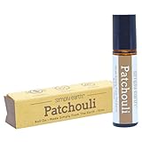 Patchouli Essential Oil Roll-On Bottle by Simply Earth - 10ml, 100% Pure Therapeutic Grade