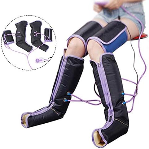 HIXGB Air Compression Leg Massage Electric Blood Circulation Leg Wrap Massage Machine For Body Arm Foot Ankle Calf Therapy Pain Relief Fatigue