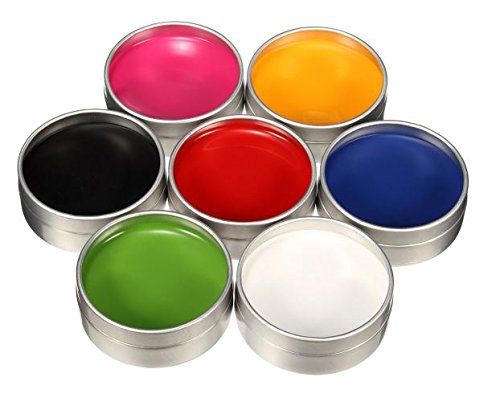 7 Colors Facial Body Art Oil Paints Drawing Cosmetic Cosplay Halloween Painting by ShopIdea (Orange red)