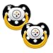 NFL 2 Pack Baby Pacifiers [Set of 2] NFL Team: Pittsburgh Steelers