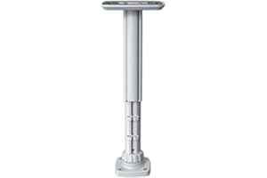 Jomard Projector Mount with ¼-Inch Screw & 10.05"-16.94" Adjustable Length | Universal Projector Ceiling Mount Bracket | Adju