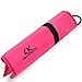 ISHAKO Flat iron Heat Resistant Case and Mat 2 in 1 Hair Straightener Travel Pouch for Any Straightener, Curling Iron Storage, Convenient Hair Styling Tool Storage (Full Size, Hot Pink)