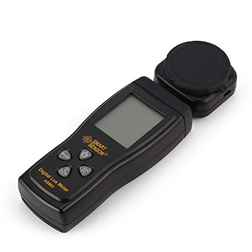 SMART SENSOR AS803 Digital Lux Meter Luminance Tester Light Meter 1-200000 Lux Tools Photometer Spectrometer Actinometer